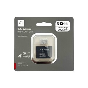 Atrix microSD Express Card for Nintendo Switch 2 - 512GB $128.95 + $9.95 Delivery ($0 with eBay Plus) @ EB Games eBay