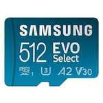 Samsung 512GB EVO Select microSD Memory Card + Adapter $49.73 / 2 for $89.51 + Del ($0 with Prime/ $59 Spend) @ Amazon US via AU