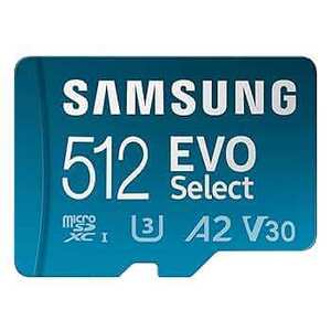 Samsung 512GB EVO Select microSD Memory Card + Adapter $49.73 / 2 for $89.51 + Del ($0 with Prime/ $59 Spend) @ Amazon US via AU