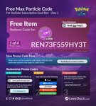 [iOS, Android] Free Max Particles @ Pokémon GO