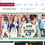 CottonOn - Free Shipping on Everything Again