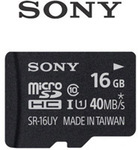 MicroSD 16GB Class 10 SONY SR-16UYA (High Speed up to 40MB/s) $15.00 @ IT Estate + Delivery