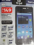 [ALDI] $149 Medion 4" Dual SIM Smartphone