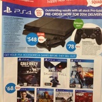 PS4 Launch Games $68 ($63 with Voucher), PS4 Controllers $78 @ Big W