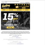Eastbay 15% off All Orders No Minimum Spend