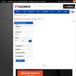 EB Games Plantronics Headphones on Sale $149 Commader, $89 780's and $23 367's