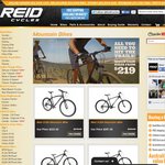 Reid Cycles - 20% off Mountain Bikes