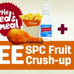 Red Rooster Free SPC Fruit Crush-up with any Little Red’s Meal!