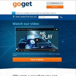 GoGet Car Share Scheme - Coupons for Free Joining and Extra Credit