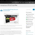 TorGuard VPN 50% off BlackFriday Discount: US$29 Per Year