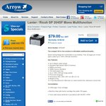 Ricoh SP 204sf Mono Multifunction Laser Only $79. Available @ Arrow Computers Stores in Perth