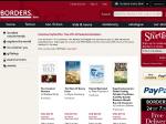 25% off Selected (~25) Best Sellers Books at Borders, Inc. Free Delivery