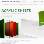 Free Shipping from Acrylicsonline.com.au (Normally $15). Full Sheet & 2M Lengths Excepted