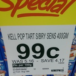 Kellogg's Pop Tarts Strawberry Pk8 $0.99 Was $5.16 @ IGA [Parkinson, QLD]
