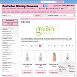 Buy 2 Gelish Gel Polish Colours (from $26.95) & Receive Gelish Nail File ($8.75 Value) @ Auswax