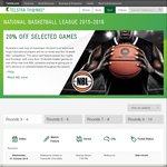 20% off NBL Tickets with Telstra Thanks (Telstra Customers Only)