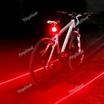 5-LED Bike Tail Light  with 2 Laser Beam&batteries, AU$4.69(US$3.39) Free Shipping @TinyDeal