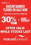 30% off on Bamboo Flooring, Ask for Another 10% off if Make Decision in 7 Days @Eco Bamboo Floors