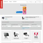 40% off All Accessories & Software: Microsoft Office from $33, Backpacks from $15 + Free Delivery @ Lenovo