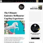 Win 2 Tix to Emirates Marquee @ Melbourne Cup, $5000 Chadstone Gift Card, 2nts Hotel, Helicopter Ride @ The Weekly Review (VIC)