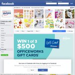 Win 1 of 3 $500 Officeworks Gift Cards from Avery