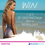 Win 1 of 5 $1,000 Visa Gift Cards from Terry White Chemists/Bondi Sands