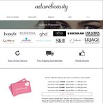 Bonus $20 Gift Card for Every $99 Spend (up to $396) @ Adore Beauty