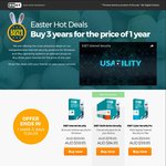 ESET Antivirus Easter Sale- Buy 1 Year, Get 3 Years: Internet Security, CyberSecurity Pro $59.95, Multi-Device Security $84.95