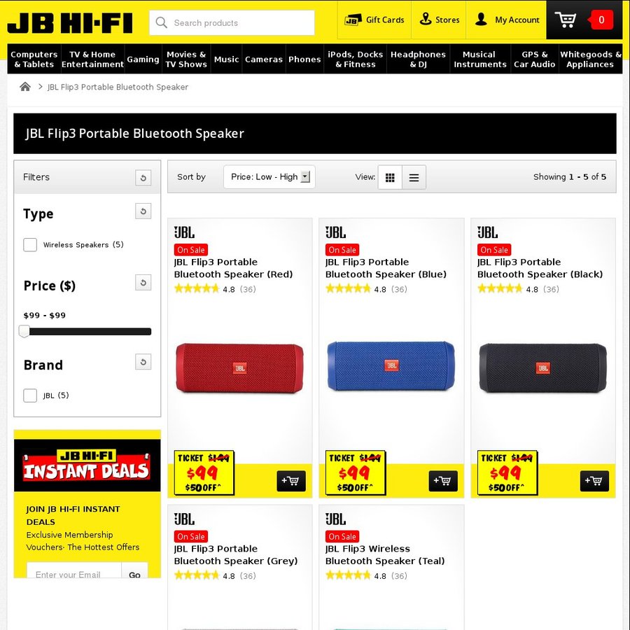 jb hi fi flip 4