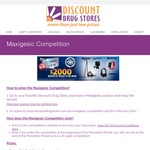 $2000 Worth of Prizes up for Grabs with Maxigesic at Discount Drug Stores
