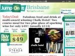 Jump on It - Brisbane - Dinner for 2 at The Chalk Hotel for $49 Incl Glass Sparkling Wine Each