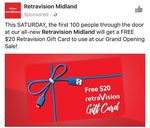 Free $20 Retravision Gift Card to 1st 100 People, 15/7 9AM @ Retravision (Midland, WA)