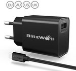 BlitzWolf BW-S9 18W USB Charger (QC 3.0 & AU Adapter) + 2.4A 1m Micro-USB Cable US $7.99 (~AU $10.19) Delivered @ Banggood