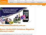 Xmas Special: Magazine subscription discount vouchers (students only)