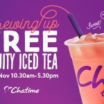 Free Fruity Ice Tea, Friday (3/11) @ Chatime (Southgate, VIC)