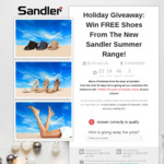 Win Three Pairs of Sandler Shoes Worth $170 from Sandler