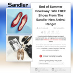 Win 1 of 3 Pairs of Shoes from Sandler