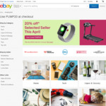 20% off 70 Stores @ eBay (Allphones, Futu, KG Electronics, Grays, Amaysim, Sony + More)