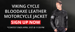 Win a Men's VikingCycle Bloodaxe Leather Motorcycle Jacket Worth $215 from Motorcycle House