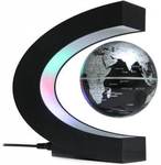 C-Shape Magnetic Levitation Floating Globe World Map with LED Light Decoration - Black $12.99 (AU $17.54) Shipped @ Rosegal