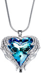 Women Heart Shaped Austrian Rhinestone Pendant Necklaces AUD$16.99 (60%off) Delivered @ eSkybird