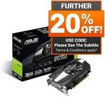 ASUS Nvidia GeForce GTX 1060 Phoenix 3GB GDDR5 Gaming Graphics Video Card $255.20 Delivered @ Shopping Express Clearance eBay