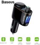 Baseus Car MP3 Audio Player Bluetooth Car Kit FM Transmitter 5V 3.4A Dual USB Phone Charger $12.95 (Was $25) Delivered @Eskybird