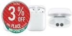 Apple AirPods (2nd Gen) with Wireless Charging Case $287.10 + Delivery (Free with eBay Plus) @ Wireless1 eBay