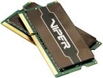 Patriot 16GB (2x8GB) Viper Series DDR3L (1.35V) 1600 CL9 SO-DIMM RAM $94.87 + Delivery (Free with Prime) @ Amazon US via AU