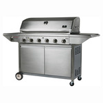 Patio by Jamie Durie - 6 Burner Bistro Stainless Steel BBQ $448