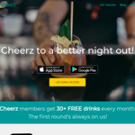[VIC] Free Drinks for 7 Days, One Per Day with Cheerz App (New Sign-Ups, Melbourne)