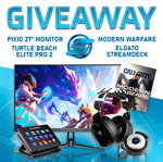 Win a Pixio Monitor, Turtle Beach Headset, Streamdeck & COD MW from Siefe