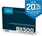Crucial BX500 SSD 960GB $116 + Delivery (Free with eBay Plus) @ Futu Online eBay