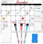 40% off Rimposky Magnetic Dry Erase Calendar $17.39 (Was $28.99) + Delivery ($0 with Prime/ $39 Spend) @ Ottertooth Amazon AU